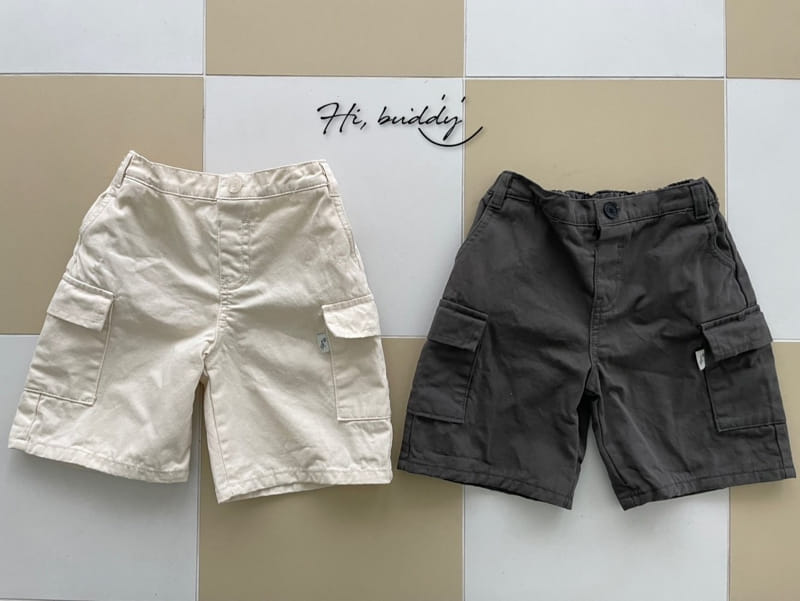 Hi Byebebe - Korean Children Fashion - #prettylittlegirls - Cargo Half Pants - 2