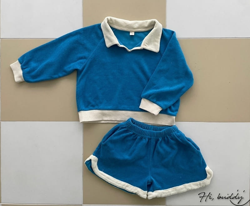 Hi Byebebe - Korean Children Fashion - #prettylittlegirls - Terry Color Sweatshirt - 6