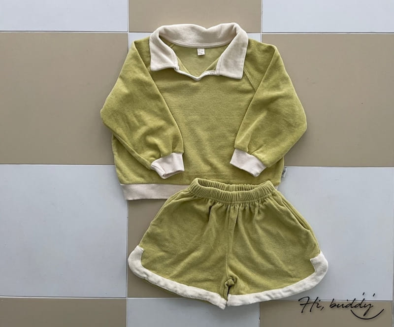 Hi Byebebe - Korean Children Fashion - #todddlerfashion - Terry Color Sweatshirt - 7