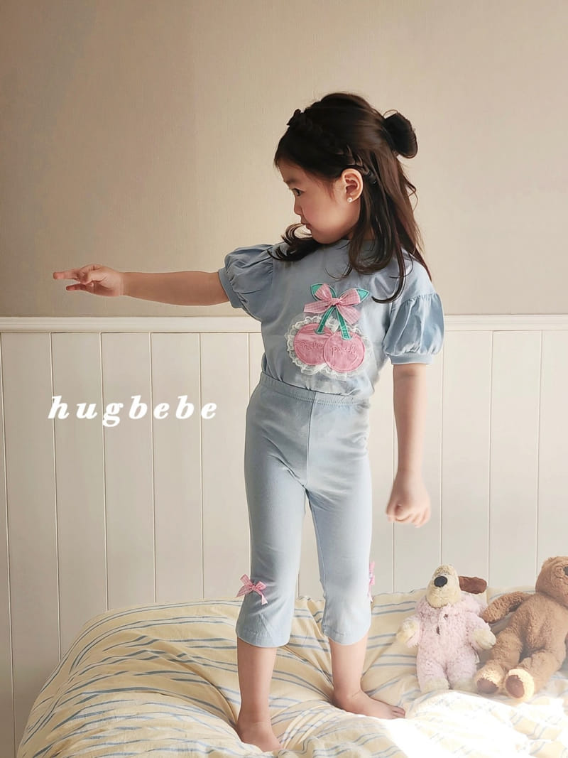 Hug Bebe - Korean Children Fashion - #Kfashion4kids - Mini Ribbon Cropped Shorts - 2