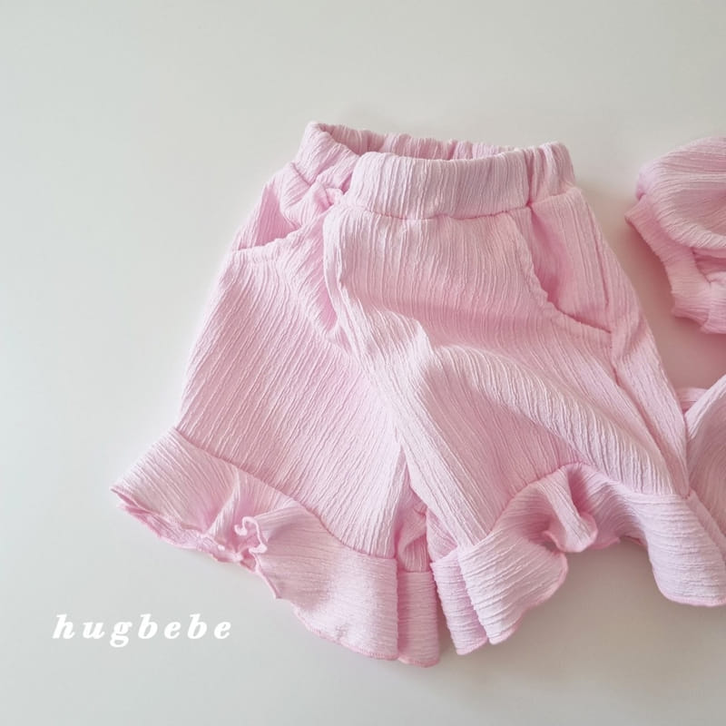 Hug Bebe - Korean Children Fashion - #kidzfashiontrend - Frill Short Pants - 4