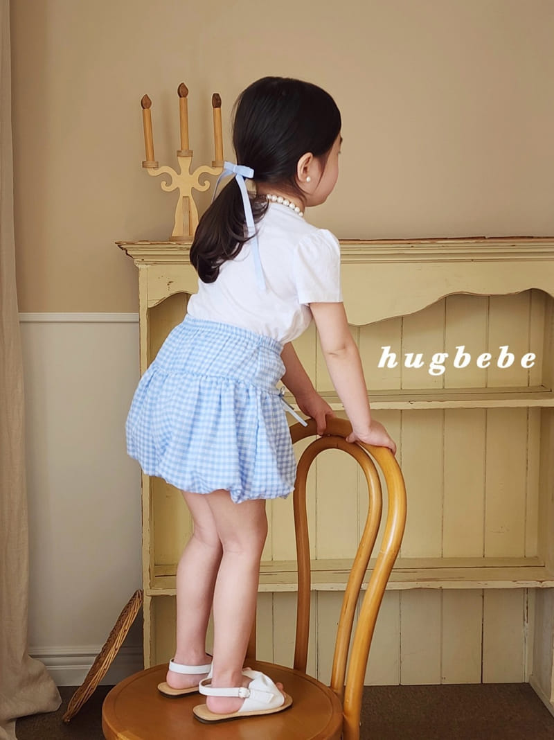 Hug Bebe - Korean Children Fashion - #childofig - Ribbon Check Pumpkin Pants - 3