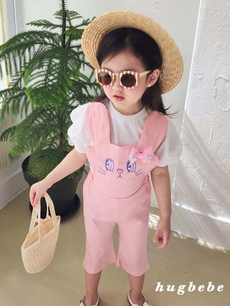 Hug Bebe - Korean Children Fashion - #childrensboutique - Mini Ribbon Muzi Puff Tee
