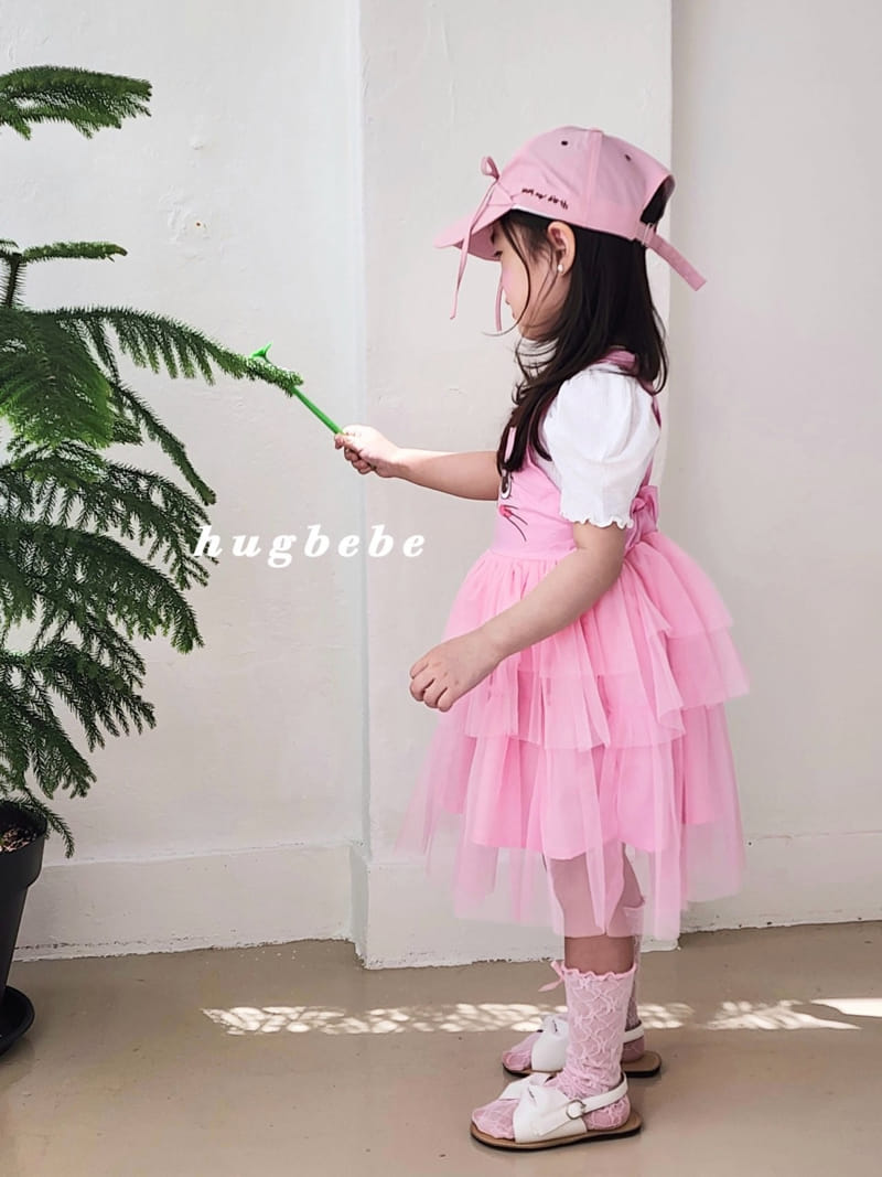 Hug Bebe - Korean Children Fashion - #childrensboutique - Basic Rib Puff Tee - 4