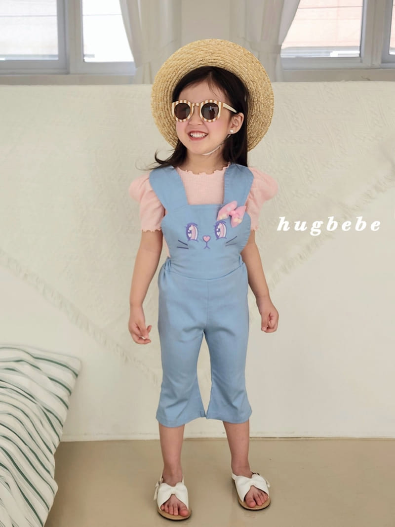 Hug Bebe - Korean Children Fashion - #designkidswear - Mini Ribbon Muzi Puff Tee - 2
