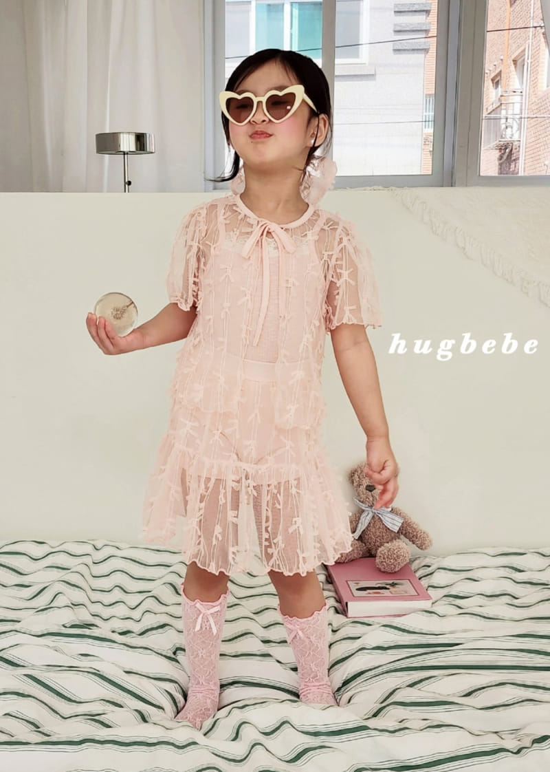 Hug Bebe - Korean Children Fashion - #designkidswear - Ribbon Lace Skirt - 2