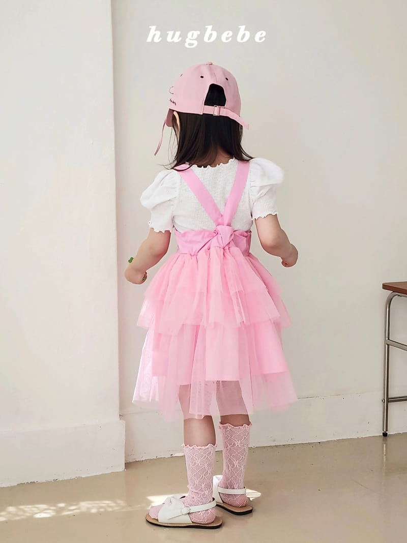Hug Bebe - Korean Children Fashion - #discoveringself - Basic Rib Puff Tee - 5
