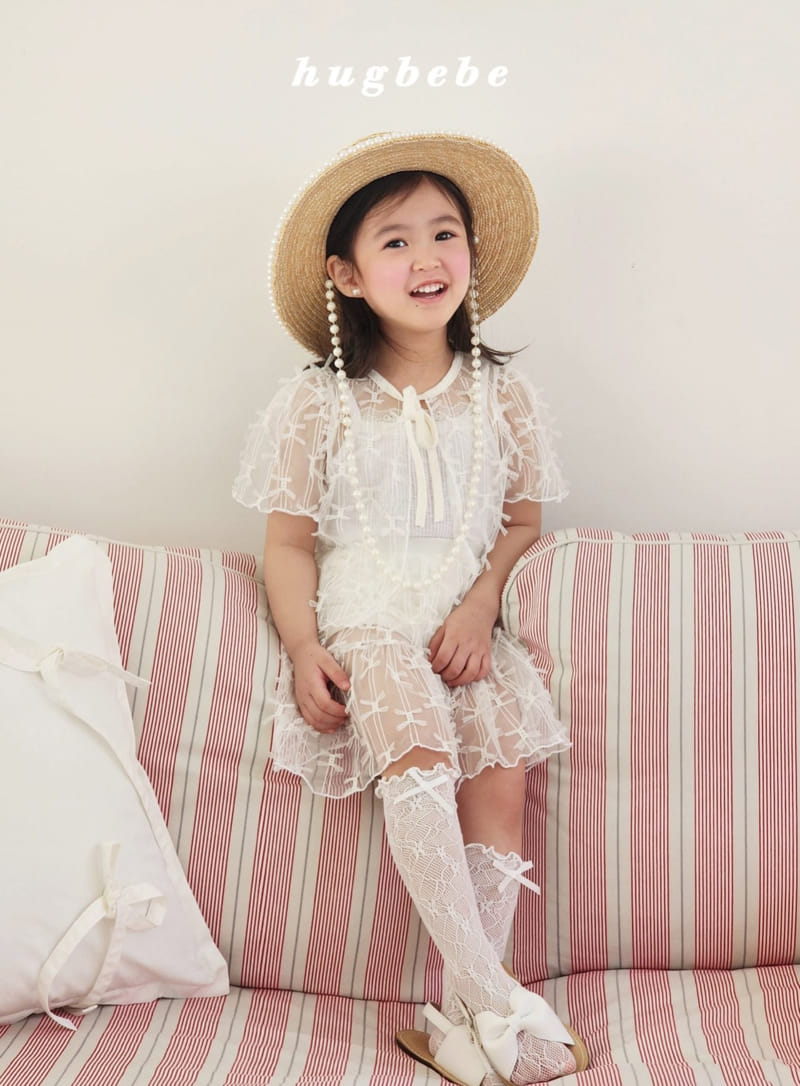 Hug Bebe - Korean Children Fashion - #discoveringself - Ribbon Lace Cardigan - 6