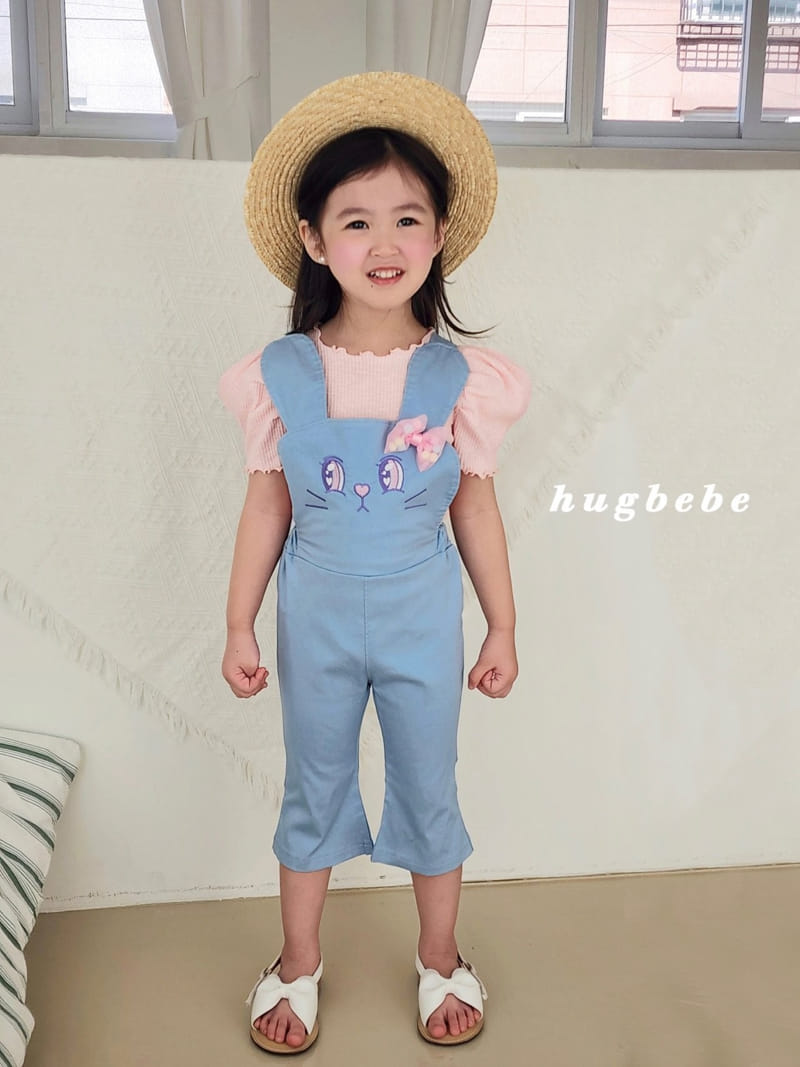 Hug Bebe - Korean Children Fashion - #discoveringself - Mini Ribbon Muzi Puff Tee - 4