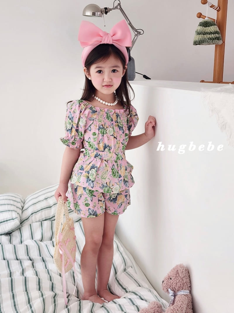 Hug Bebe - Korean Children Fashion - #fashionkids - Floria Top Bottom Set