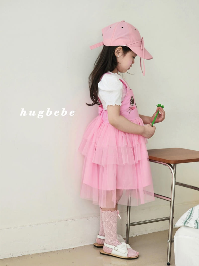 Hug Bebe - Korean Children Fashion - #fashionkids - Cat 3 Layered Kan Kan One-Piece - 4