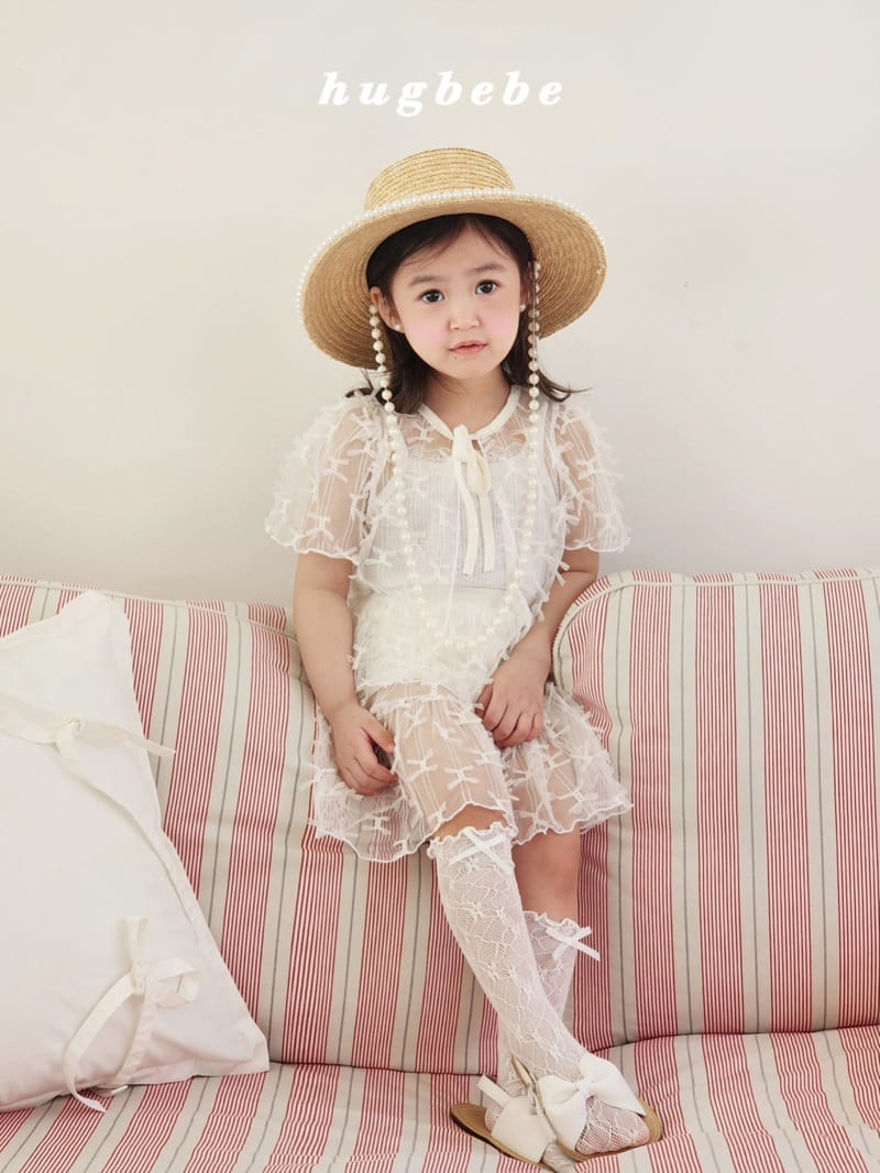 Hug Bebe - Korean Children Fashion - #kidzfashiontrend - Ribbon Lace Skirt - 7