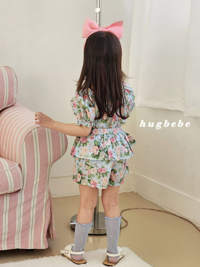 Hug Bebe - Korean Children Fashion - #kidsstore - Floria Top Bottom Set - 4