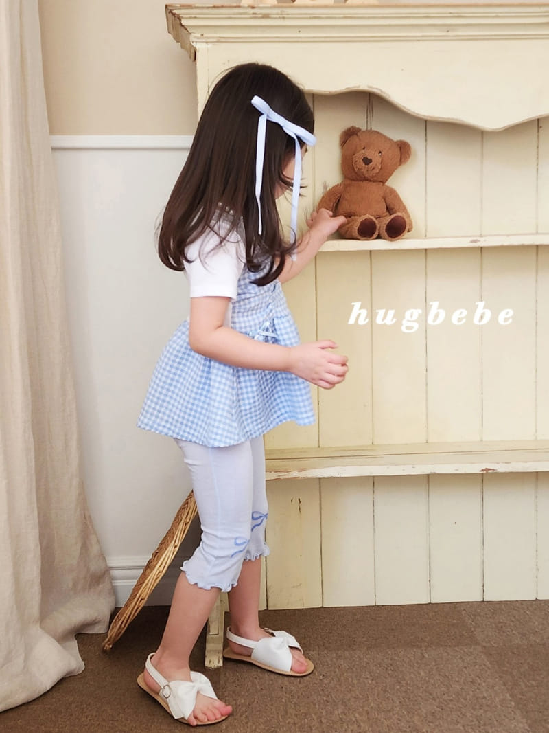 Hug Bebe - Korean Children Fashion - #prettylittlegirls - Ribbon Modal Span Cropped Shorts - 3
