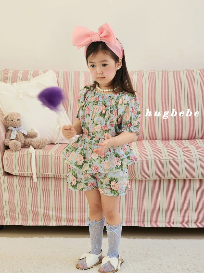 Hug Bebe - Korean Children Fashion - #prettylittlegirls - Floria Top Bottom Set - 9