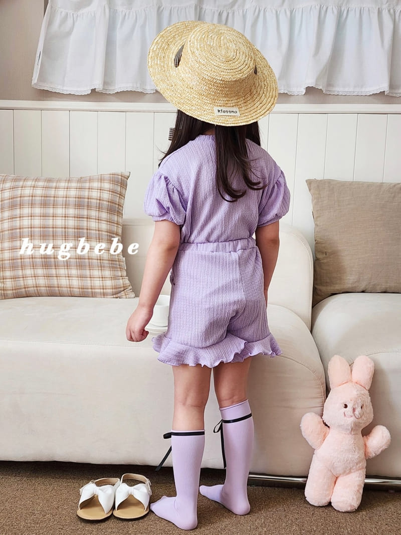 Hug Bebe - Korean Children Fashion - #stylishchildhood - Frill Short Pants - 11