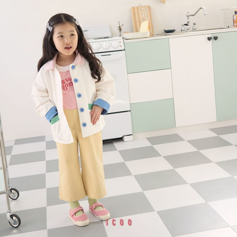 Icoo - Korean Children Fashion - #designkidswear - Button Pants - 10