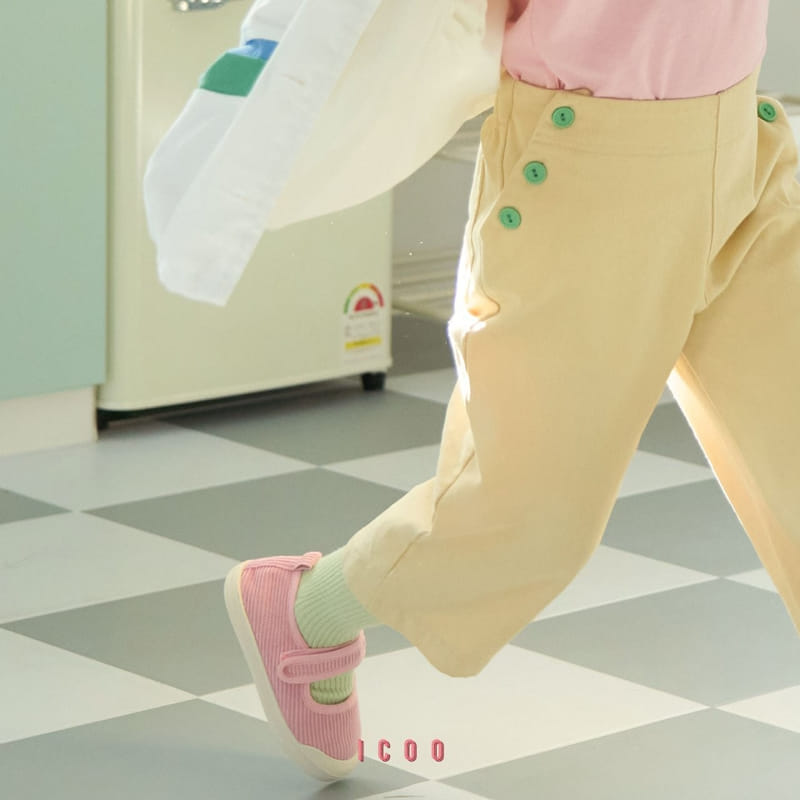 Icoo - Korean Children Fashion - #discoveringself - Button Pants - 11