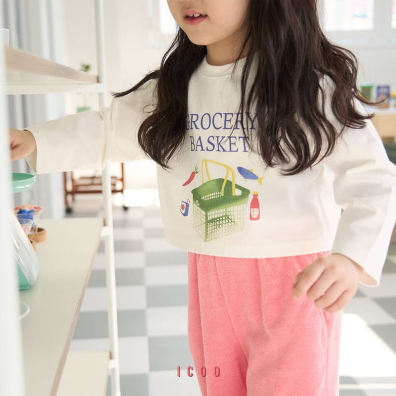 Icoo - Korean Children Fashion - #kidsshorts - Basket Tee - 9