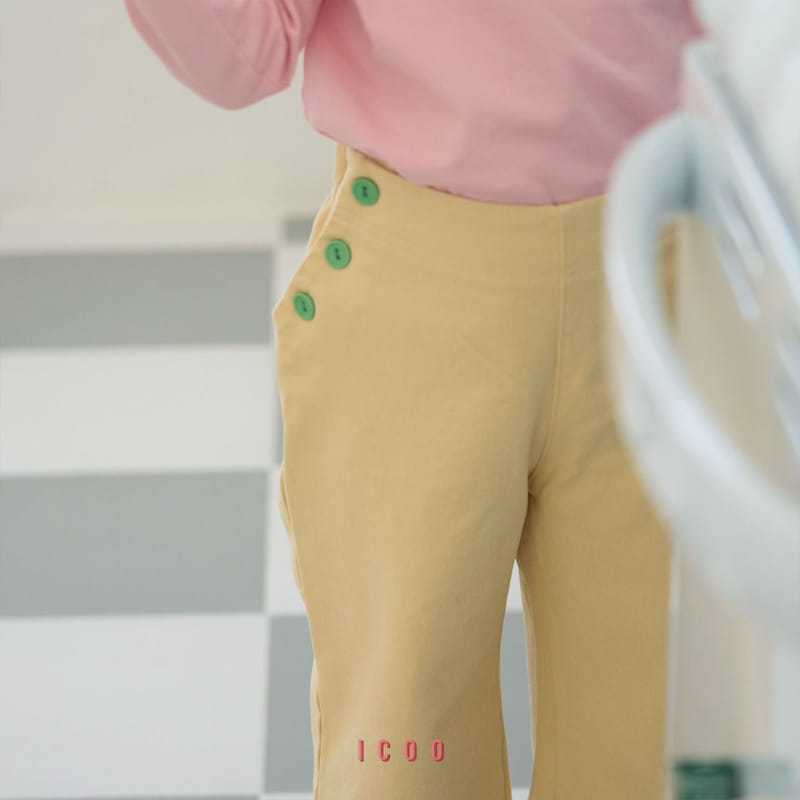 Icoo - Korean Children Fashion - #minifashionista - Button Pants - 3