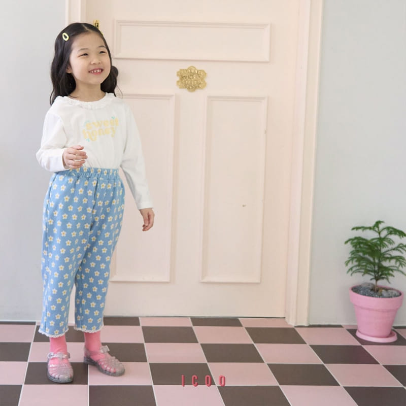 Icoo - Korean Children Fashion - #prettylittlegirls - Honey Lace Tee - 2