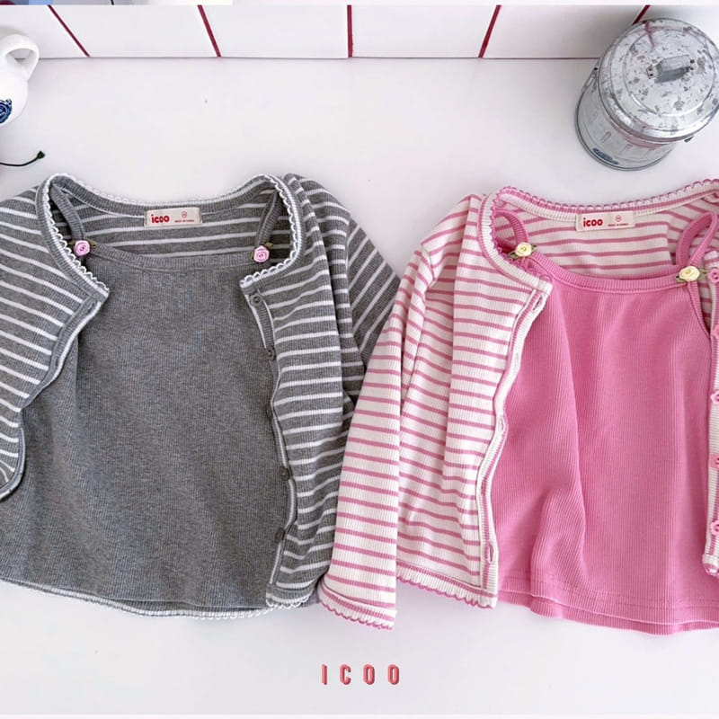 Icoo - Korean Children Fashion - #toddlerclothing - Pin Coat Cardigan - 10