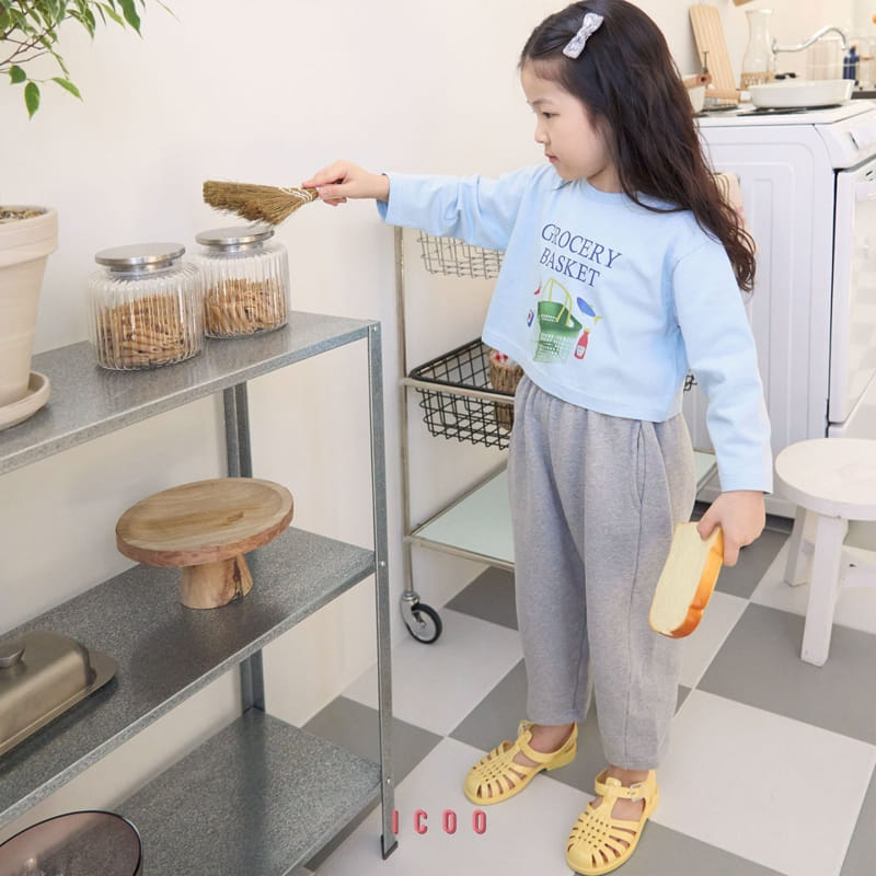 Icoo - Korean Children Fashion - #toddlerclothing - Basket Tee - 2