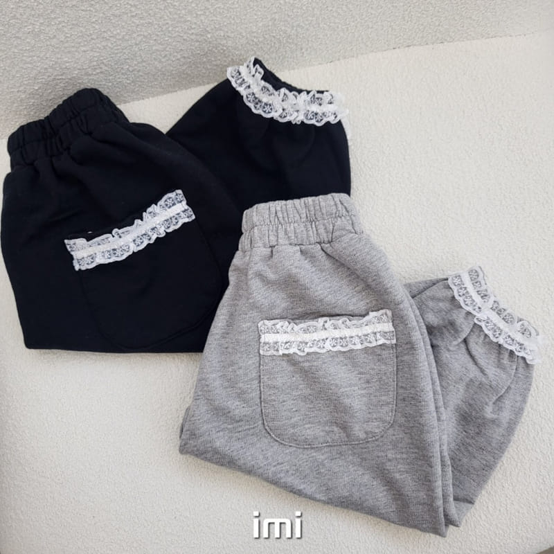 Imi - Korean Children Fashion - #prettylittlegirls - Lovely Jogger Pants - 4