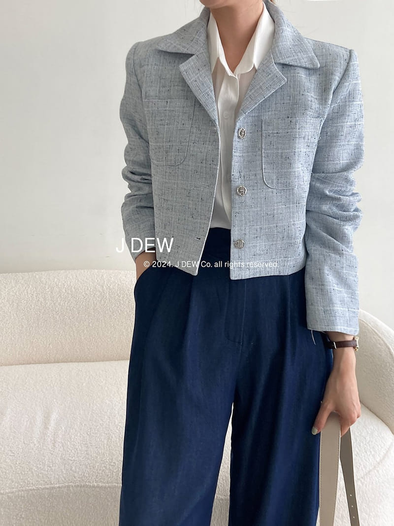 J dew - Korean Women Fashion - #momslook - TT Tweed Jacket  - 2