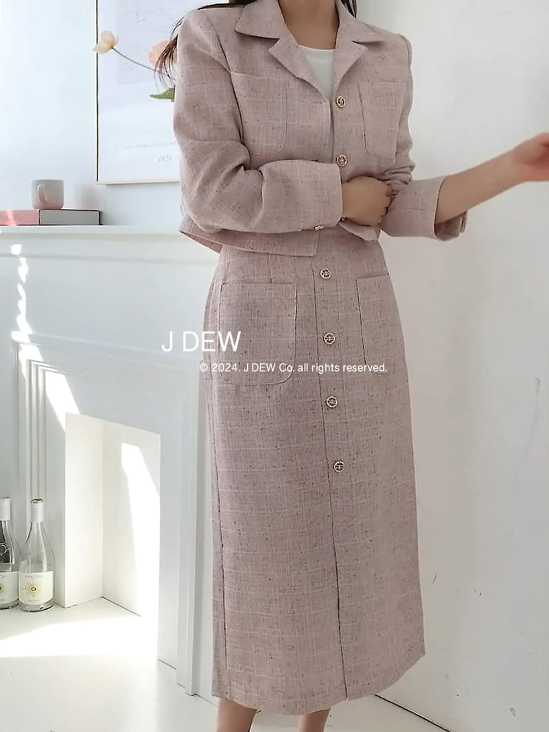 J dew - Korean Women Fashion - #womensfashion - TT Tweed Jacket  - 4