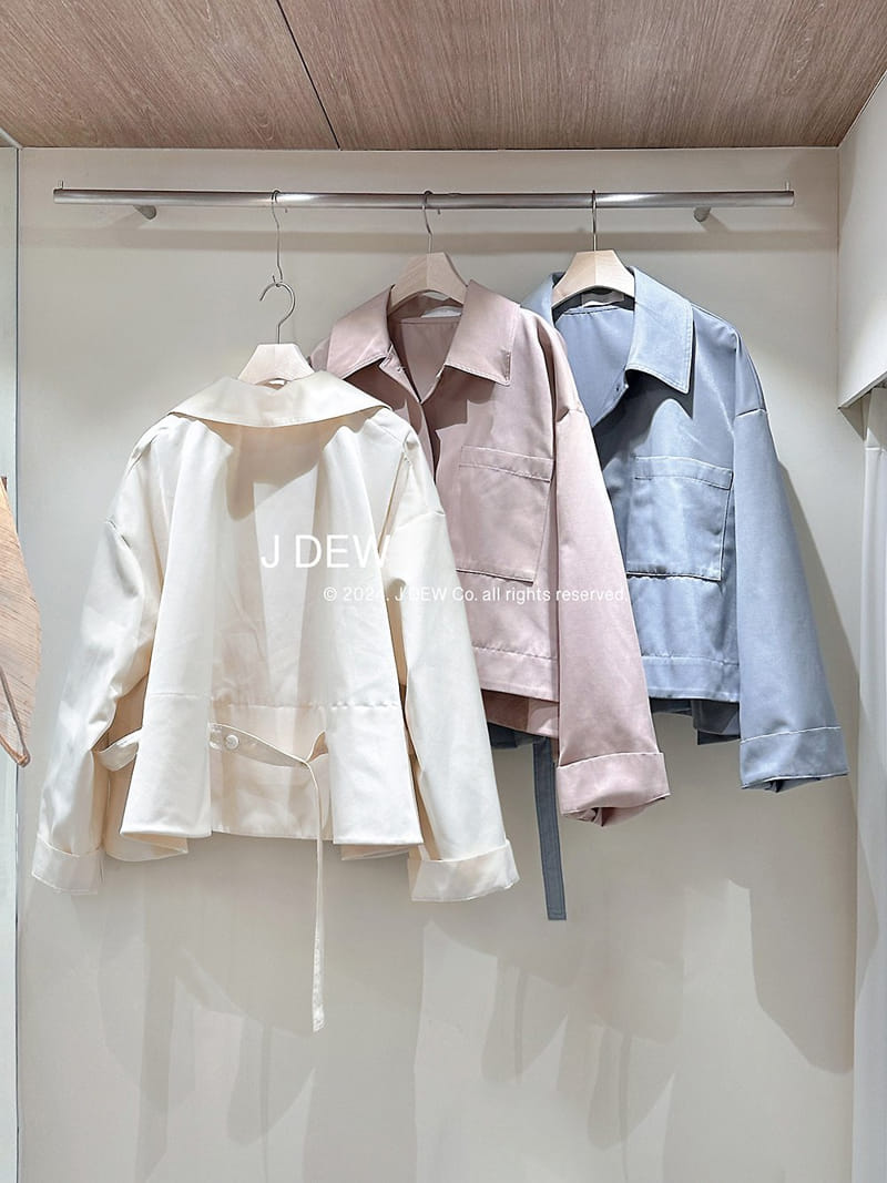 J dew - Korean Women Fashion - #womensfashion - Prim Short Trench Jacket - 10