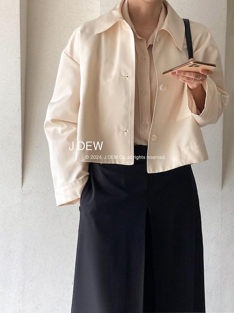 J dew - Korean Women Fashion - #momslook - Prim Short Trench Jacket - 4