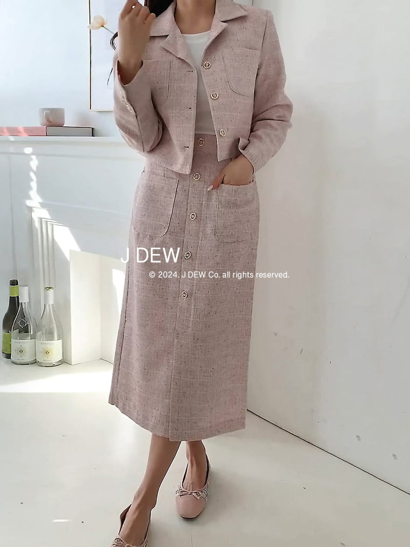 J dew - Korean Women Fashion - #womensfashion - TT Tweed Jacket  - 7