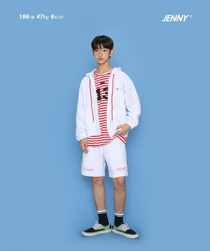 Jenny Basic - Korean Children Fashion - #designkidswear - Point Terry Zip Up - 10