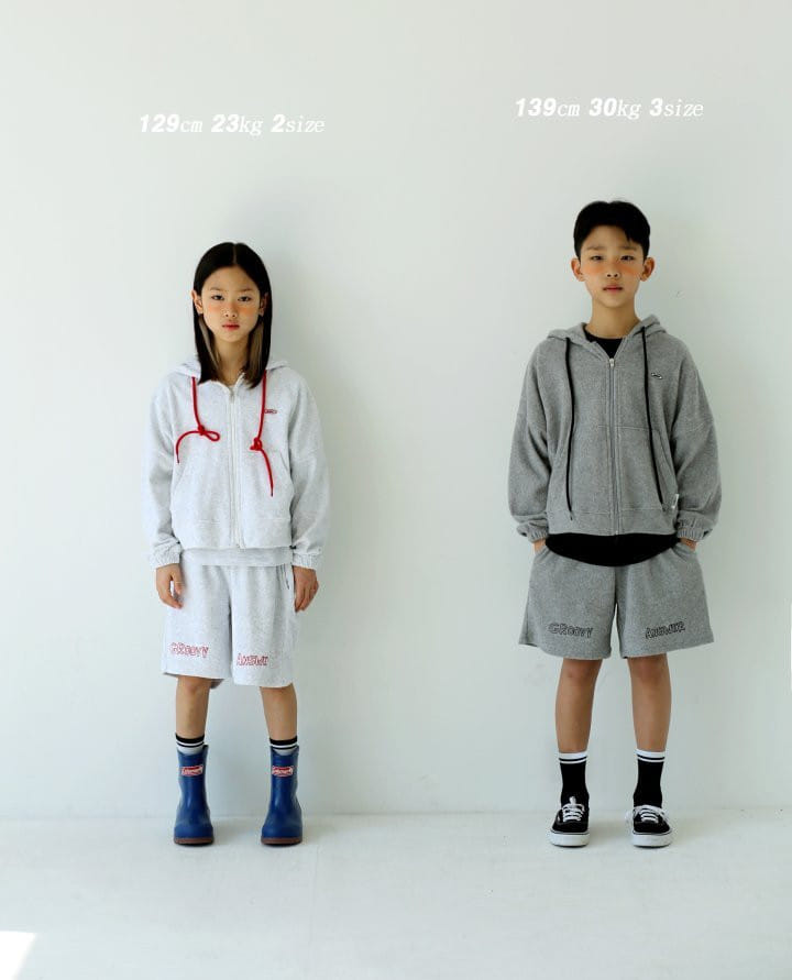 Jenny Basic - Korean Children Fashion - #discoveringself - Point Terry Zip Up - 11