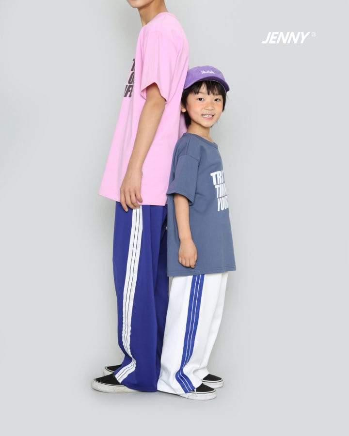 Jenny Basic - Korean Children Fashion - #fashionkids - Tape Jersey Pants - 10