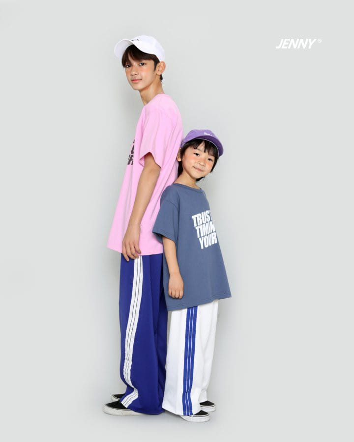 Jenny Basic - Korean Children Fashion - #kidsshorts - Tape Jersey Pants - 11