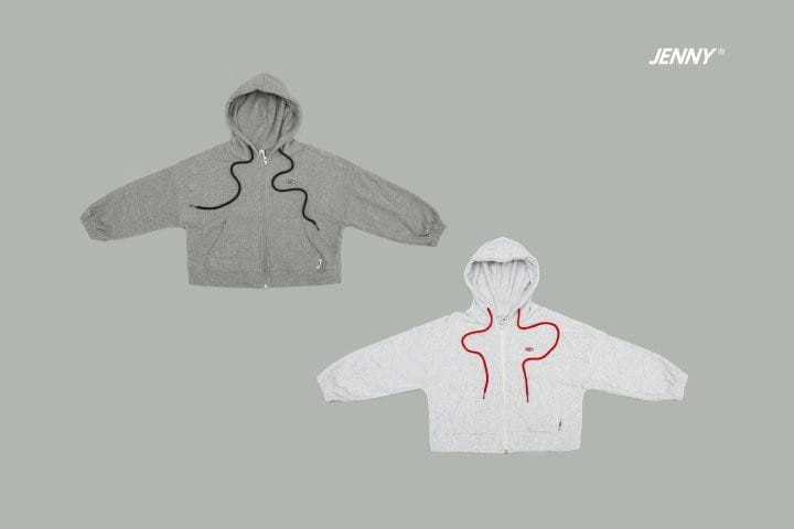 Jenny Basic - Korean Children Fashion - #kidzfashiontrend - Point Terry Zip Up