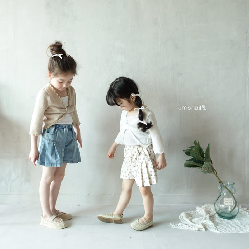 Jm Snail - Korean Children Fashion - #Kfashion4kids - Lace Rib Sleeveless Tee - 8