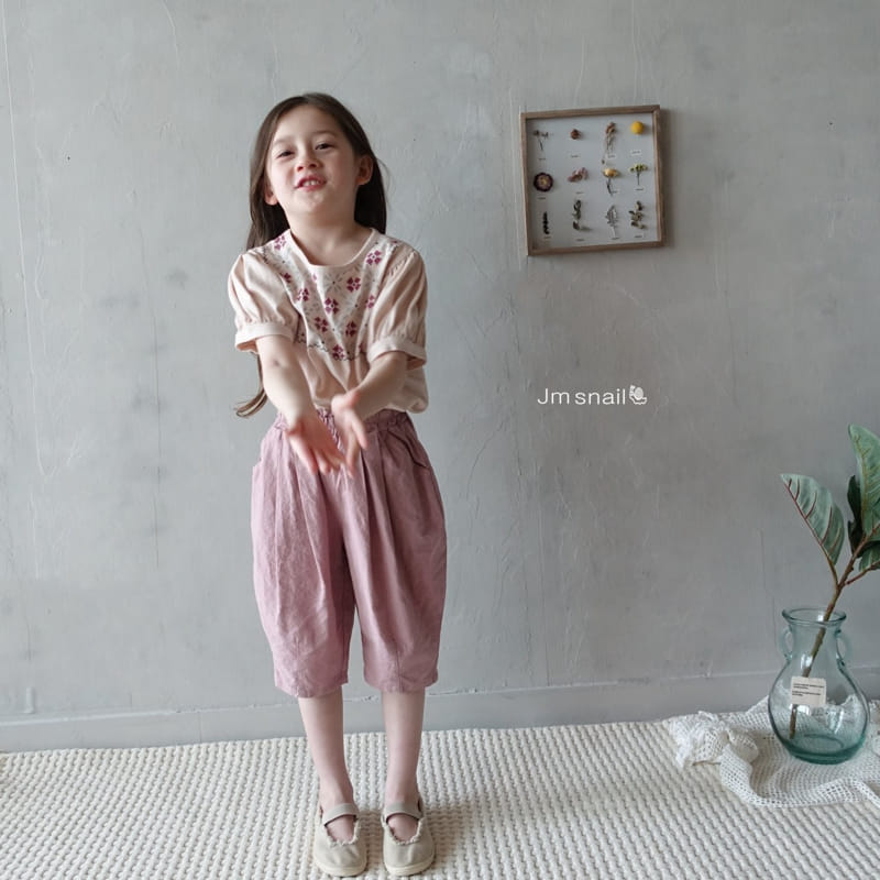 Jm Snail - Korean Children Fashion - #Kfashion4kids - Square Flower Paint Tee - 3