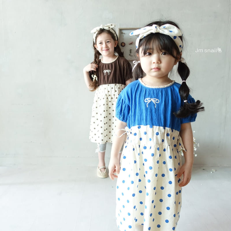 Jm Snail - Korean Children Fashion - #childofig - Satorini Dot One-Piece - 6