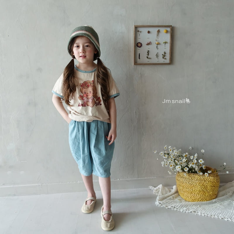Jm Snail - Korean Children Fashion - #designkidswear - Lucky Girl Jensa Tee - 4