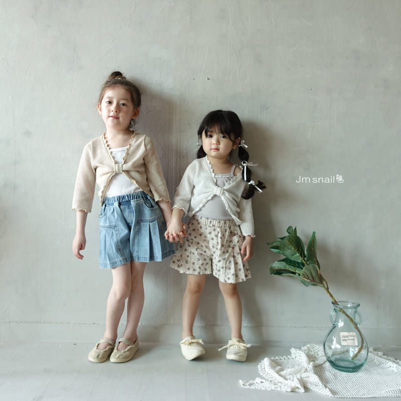Jm Snail - Korean Children Fashion - #discoveringself - Lace Rib Sleeveless Tee - 3