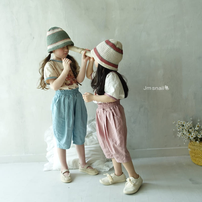 Jm Snail - Korean Children Fashion - #kidsshorts - Lucky Girl Jensa Tee - 6