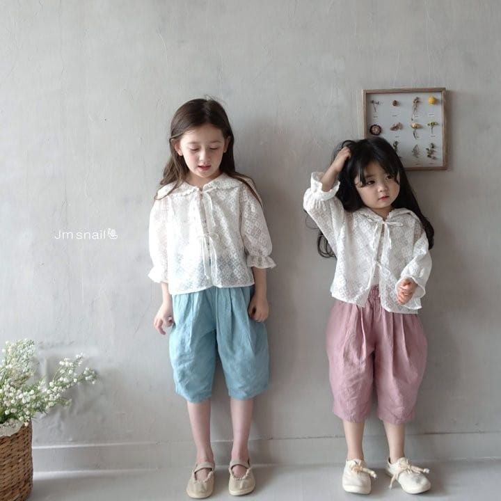 Jm Snail - Korean Children Fashion - #kidsshorts - Sera Mesh Cardigan
