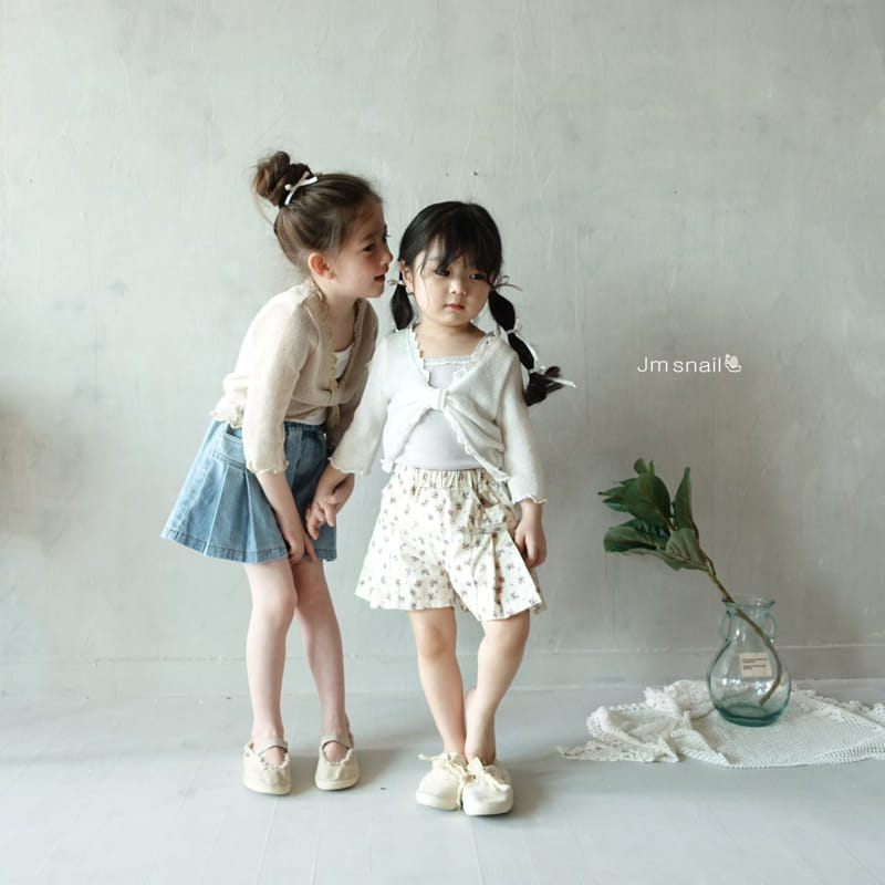 Jm Snail - Korean Children Fashion - #kidsstore - Lace Rib Sleeveless Tee - 6