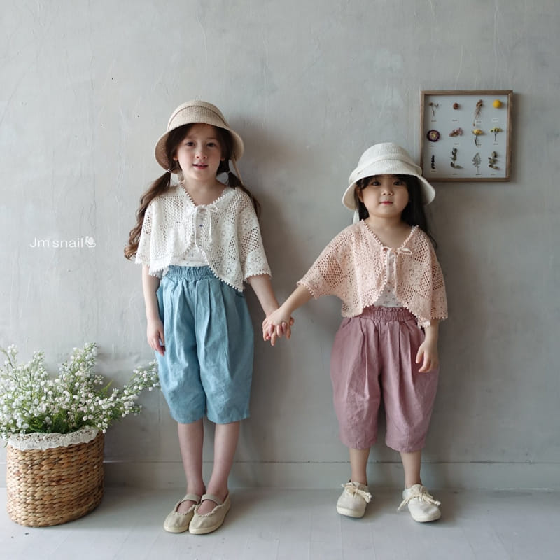 Jm Snail - Korean Children Fashion - #kidsstore - Jug Baggy Cropped Shorts