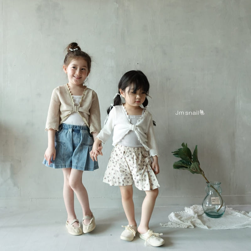 Jm Snail - Korean Children Fashion - #kidzfashiontrend - Lace Rib Sleeveless Tee - 7
