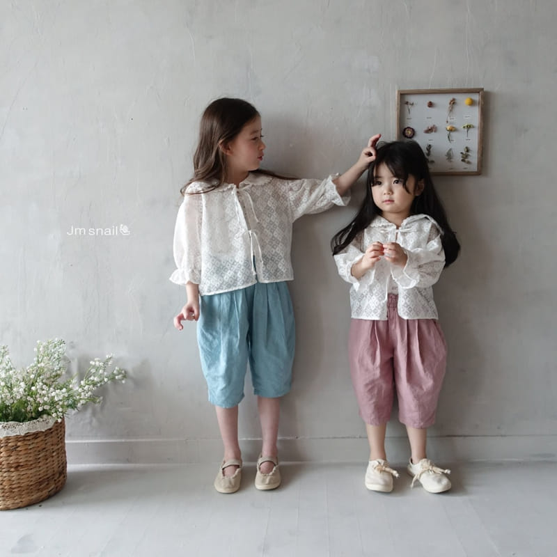 Jm Snail - Korean Children Fashion - #kidzfashiontrend - Jug Baggy Cropped Shorts - 2