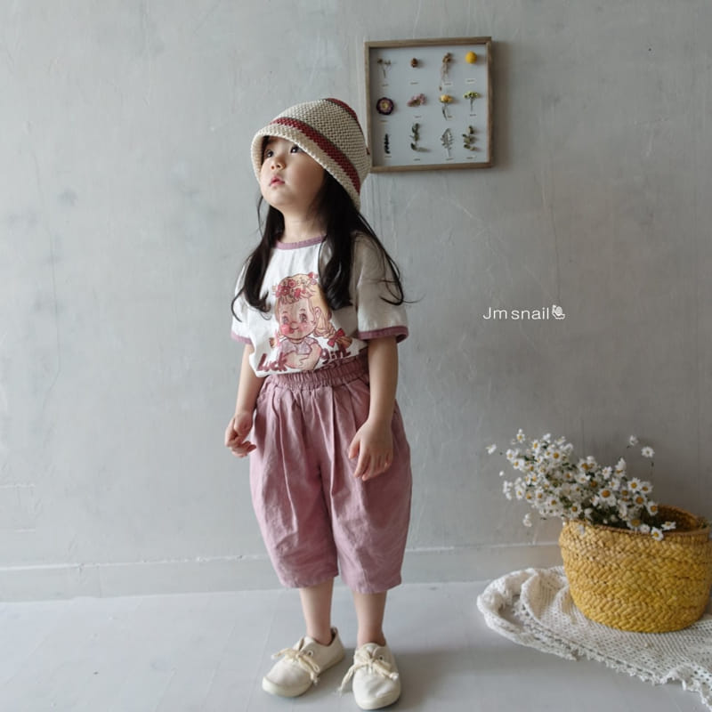 Jm Snail - Korean Children Fashion - #littlefashionista - Lucky Girl Jensa Tee - 10